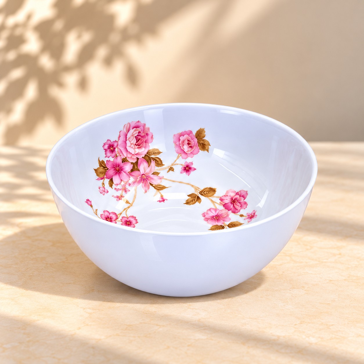 کاسه ابگوشت خوری ملامین دیوالی طرح نیلوفر پک 6 عددی