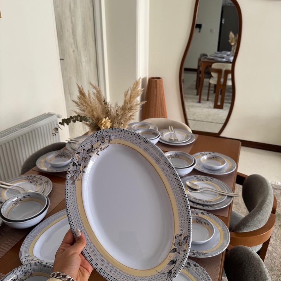سرویس ملامین 26پارچه سری 7نشکن زیبا